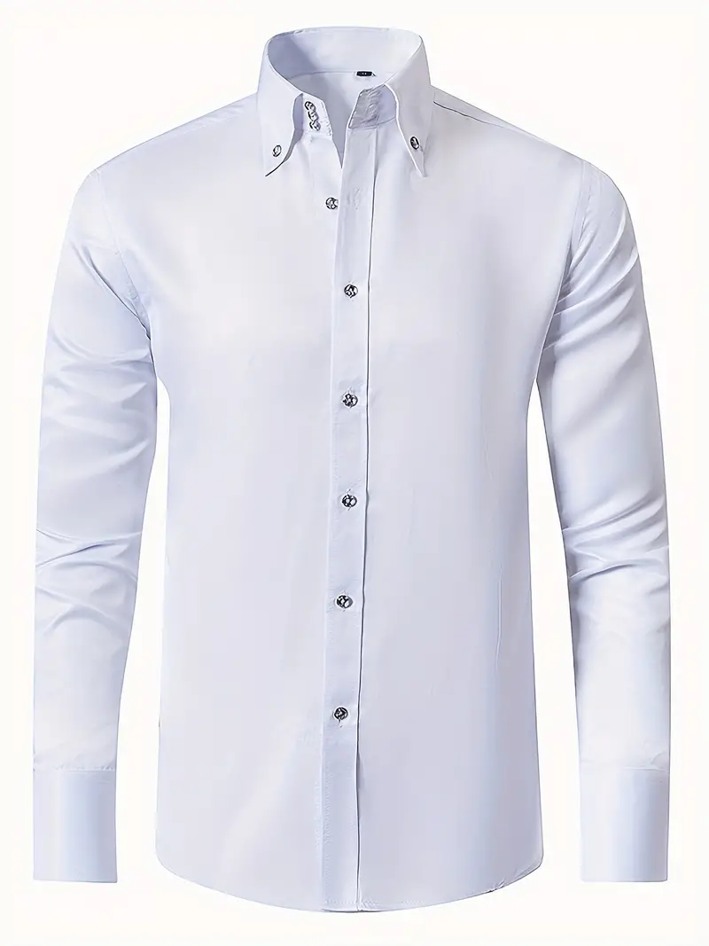 Charles | Elegant Formal Shirt with Buttons - Image 5