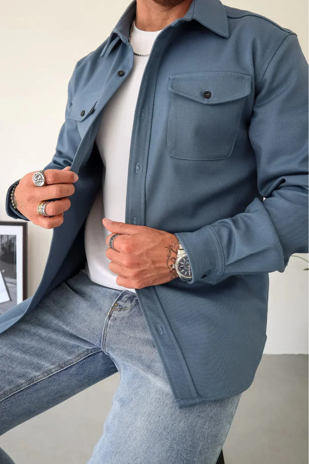Elijah | Stylish Casual Overshirt - Image 12