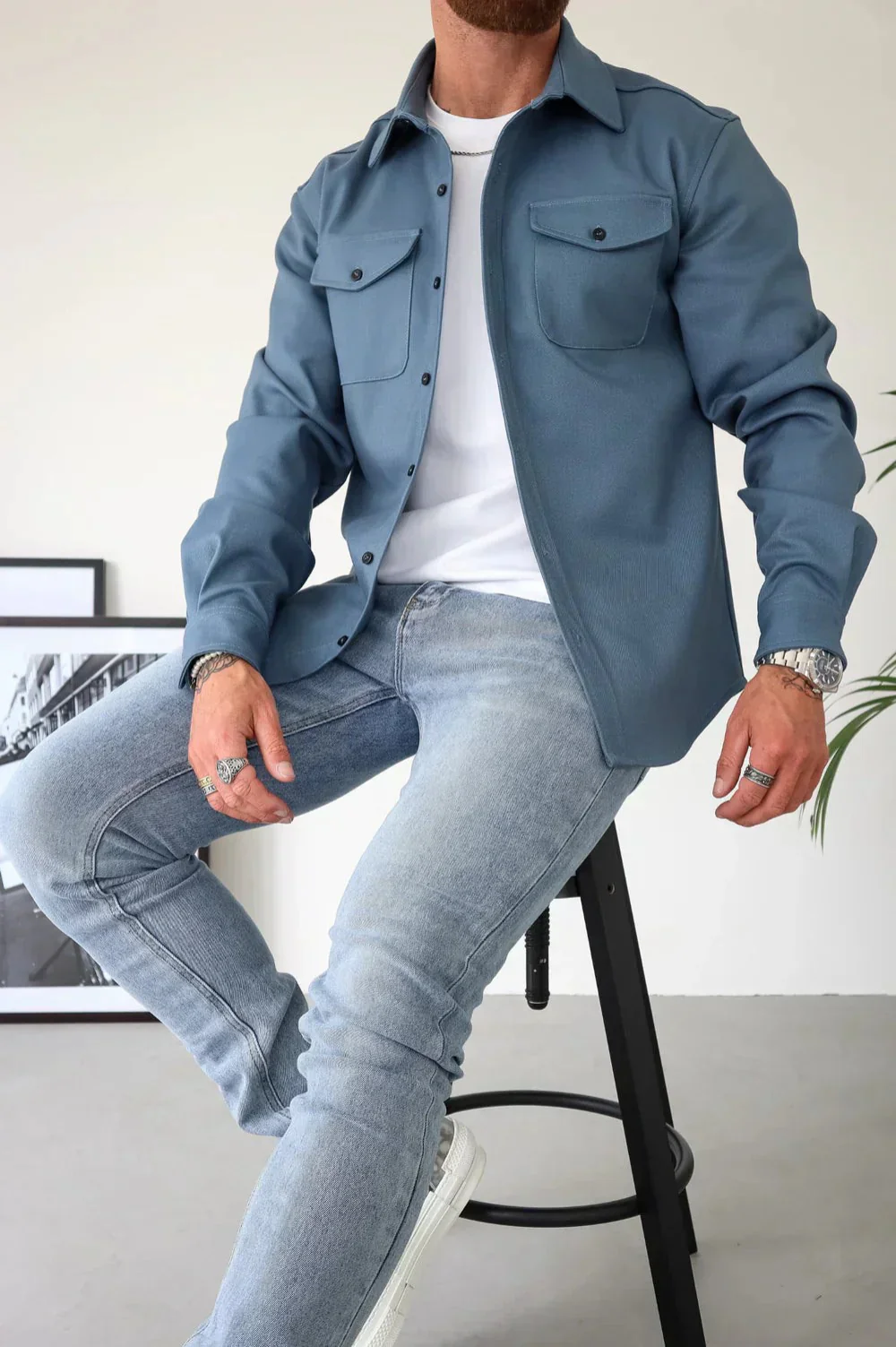 Elijah | Stylish Casual Overshirt - Image 13