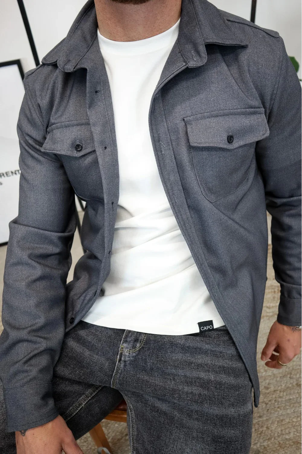 Elijah | Stylish Casual Overshirt - Image 5