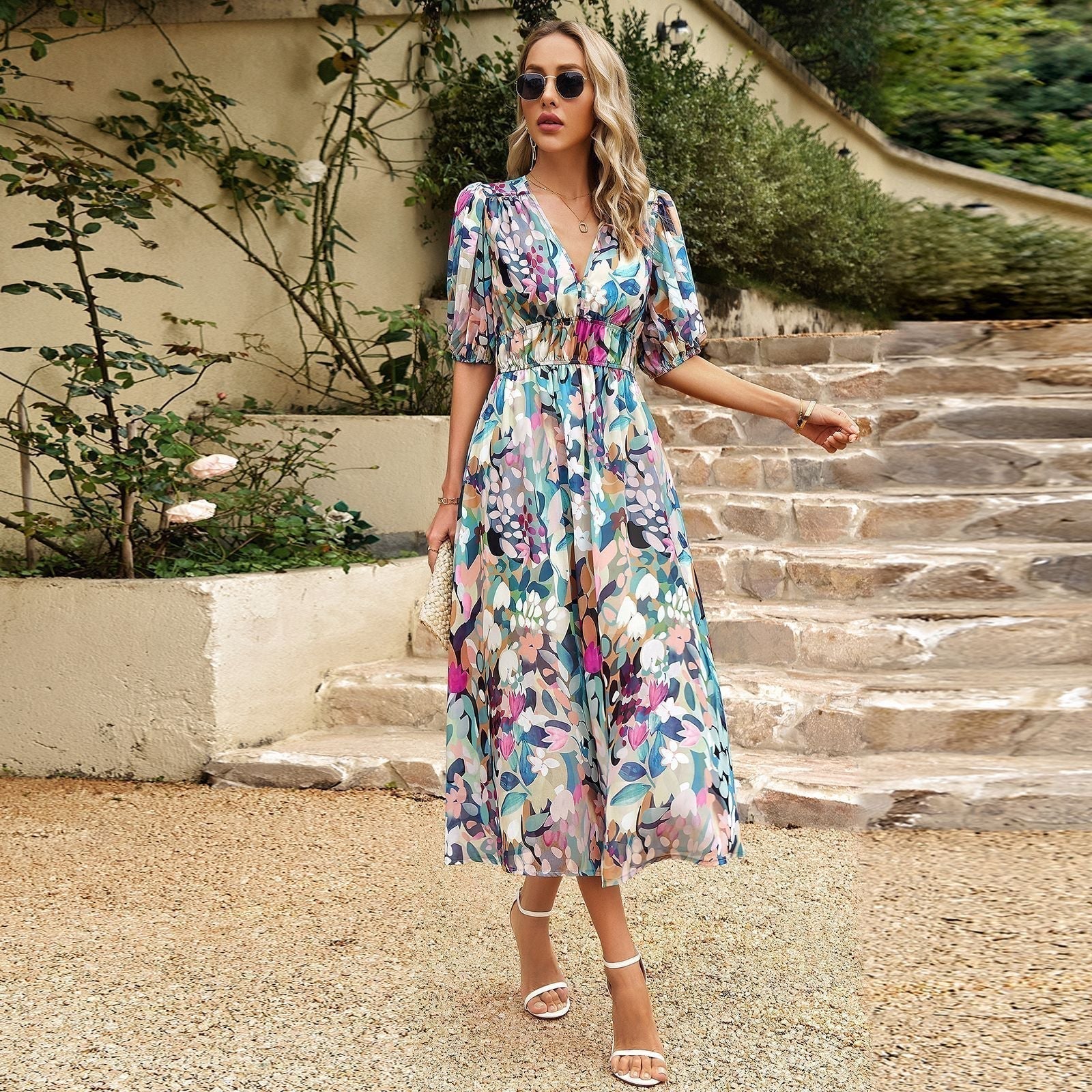 Isabel | Elegant Vintage Style Dress - Image 4
