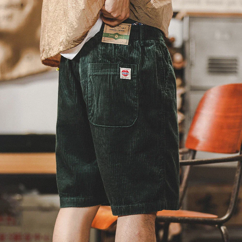 Keith | Casual Adjustable Cord Shorts - Image 5