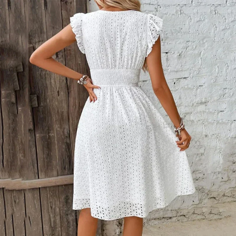 Lily - V-Neck Summer Dress - Image 3