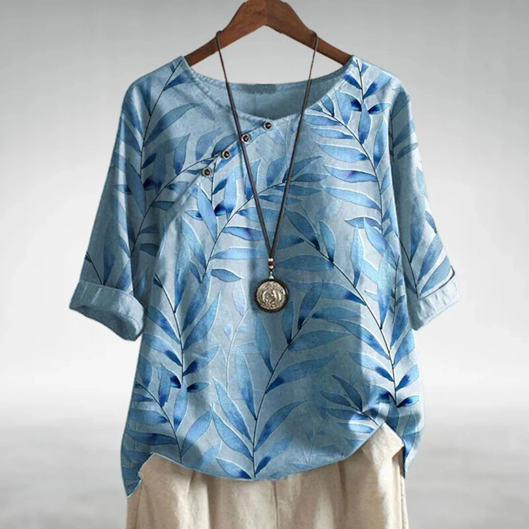 Mariah | Women's Floral Button-Up Blouse