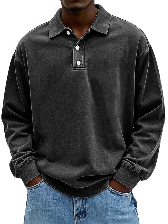 Maxime | Stylish Long-Sleeved Polo Shirt - Image 10