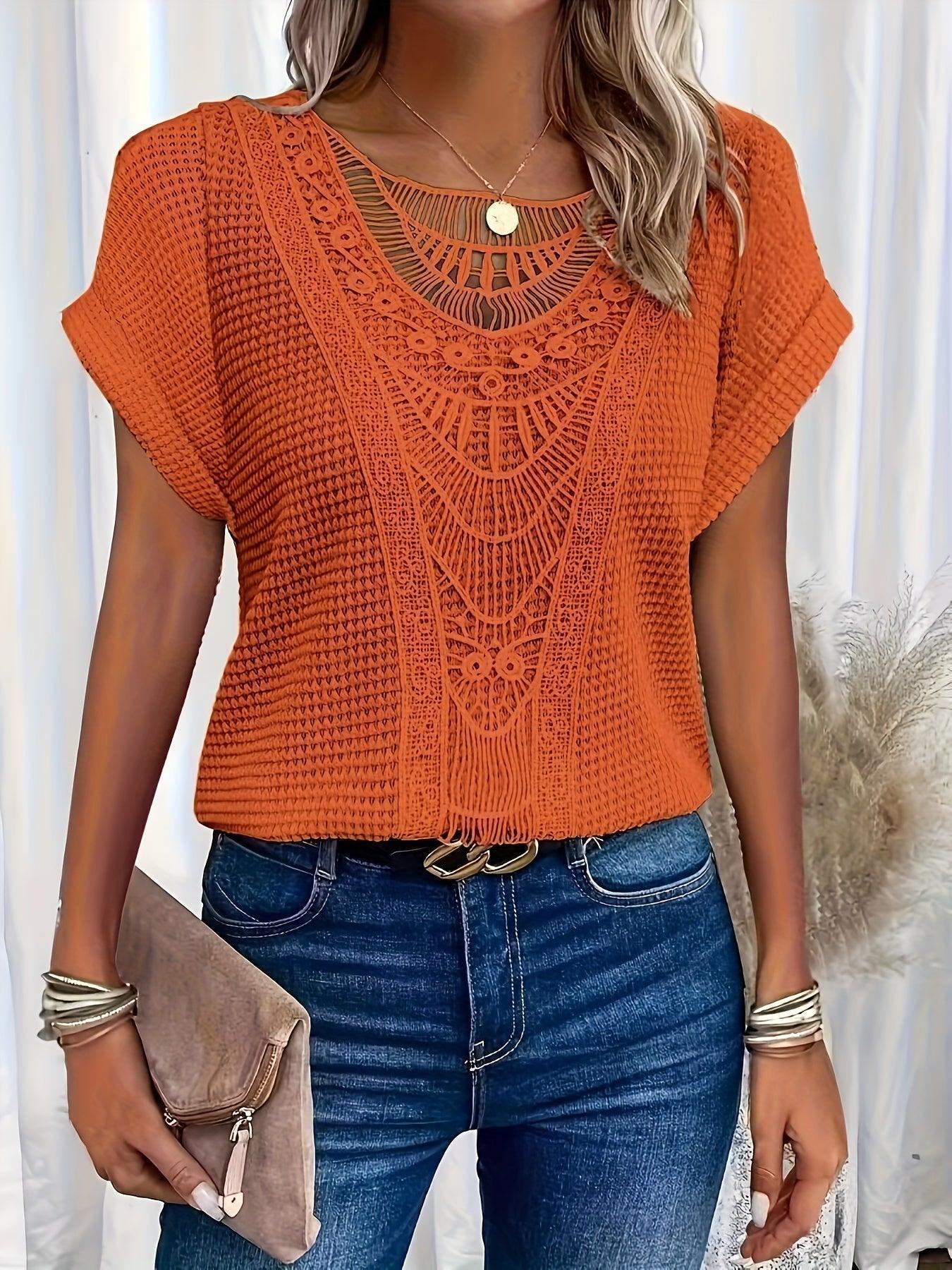 Rachel | Beautifully Detailed Knitted Top - Image 3