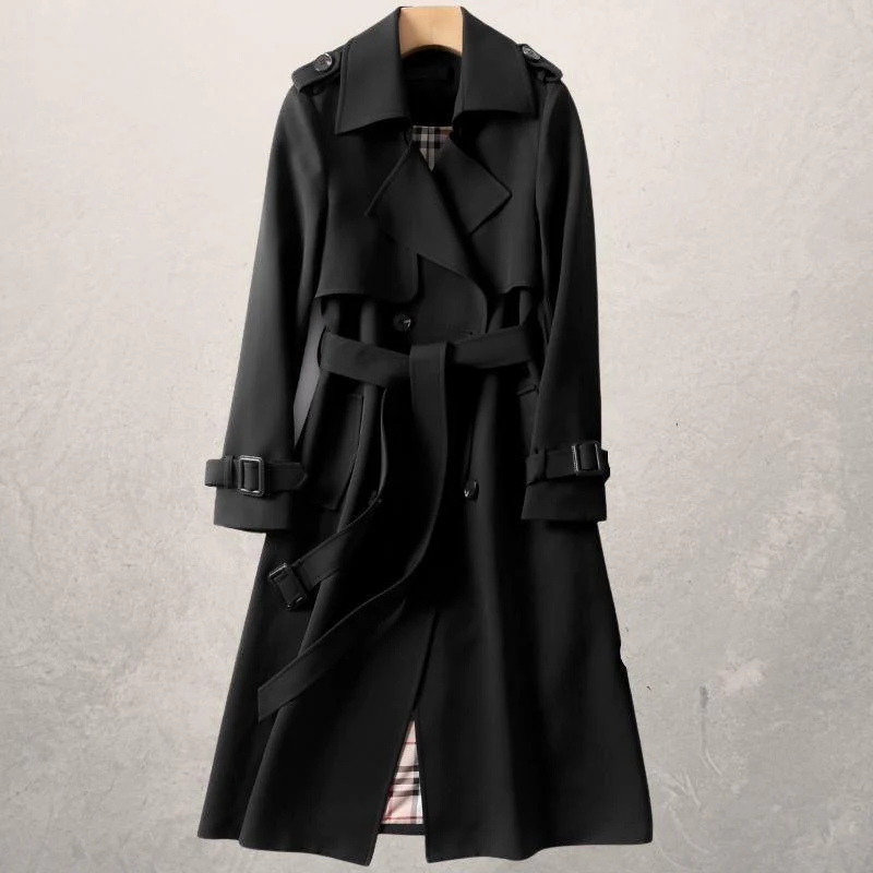 Reagan | Women's Double Breasted Trench Coat - Image 2