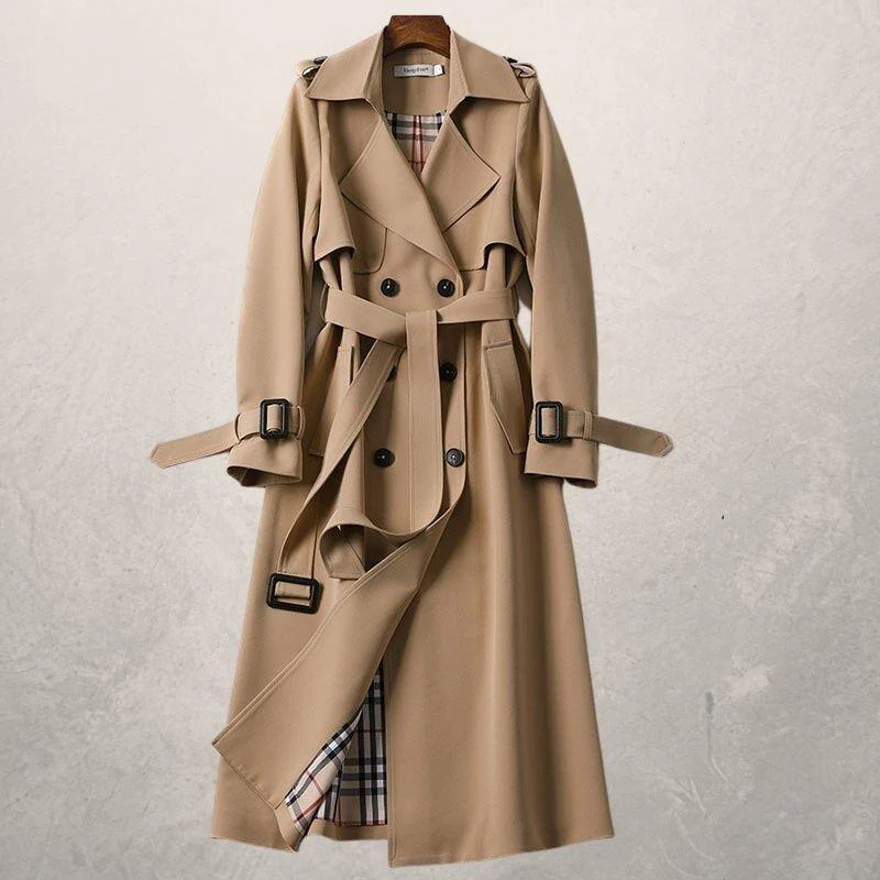 Reagan | Women's Double Breasted Trench Coat - Image 5