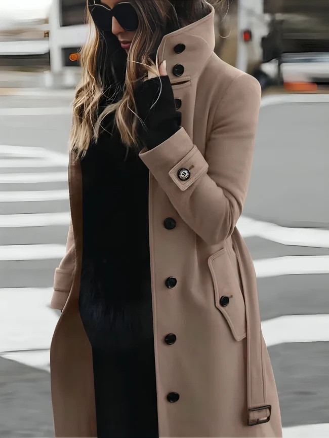 Sandra | Women's Belted Trench Coat - Image 2