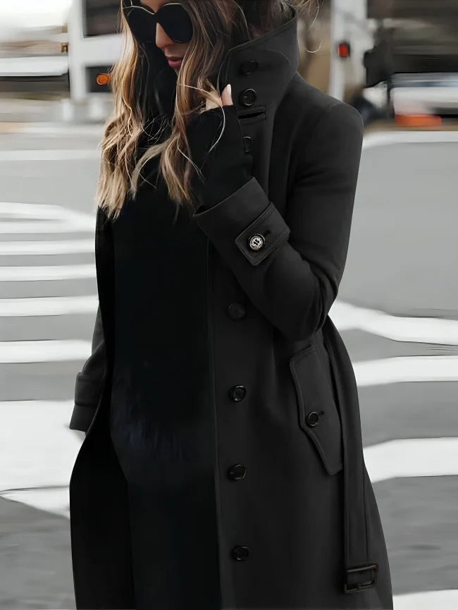 Sandra | Women's Belted Trench Coat - Image 4