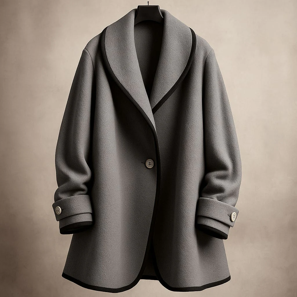 Serena | Women's Single-Breasted Trim Coat - Image 6