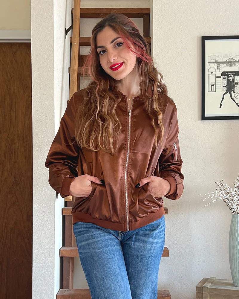 Sheryl | Women's Lightweight Bomber Jacket - Image 6