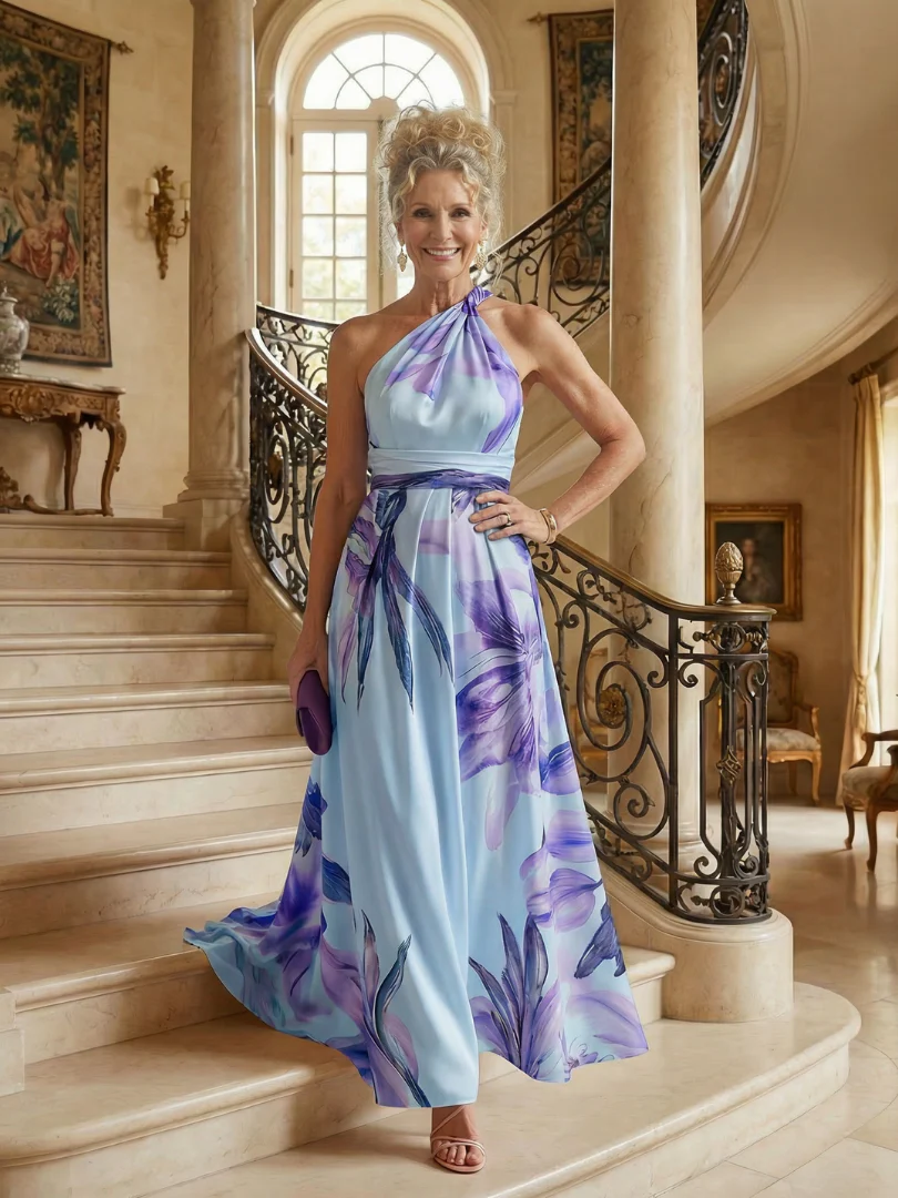 Women's Halter Maxi Dress - Image 12