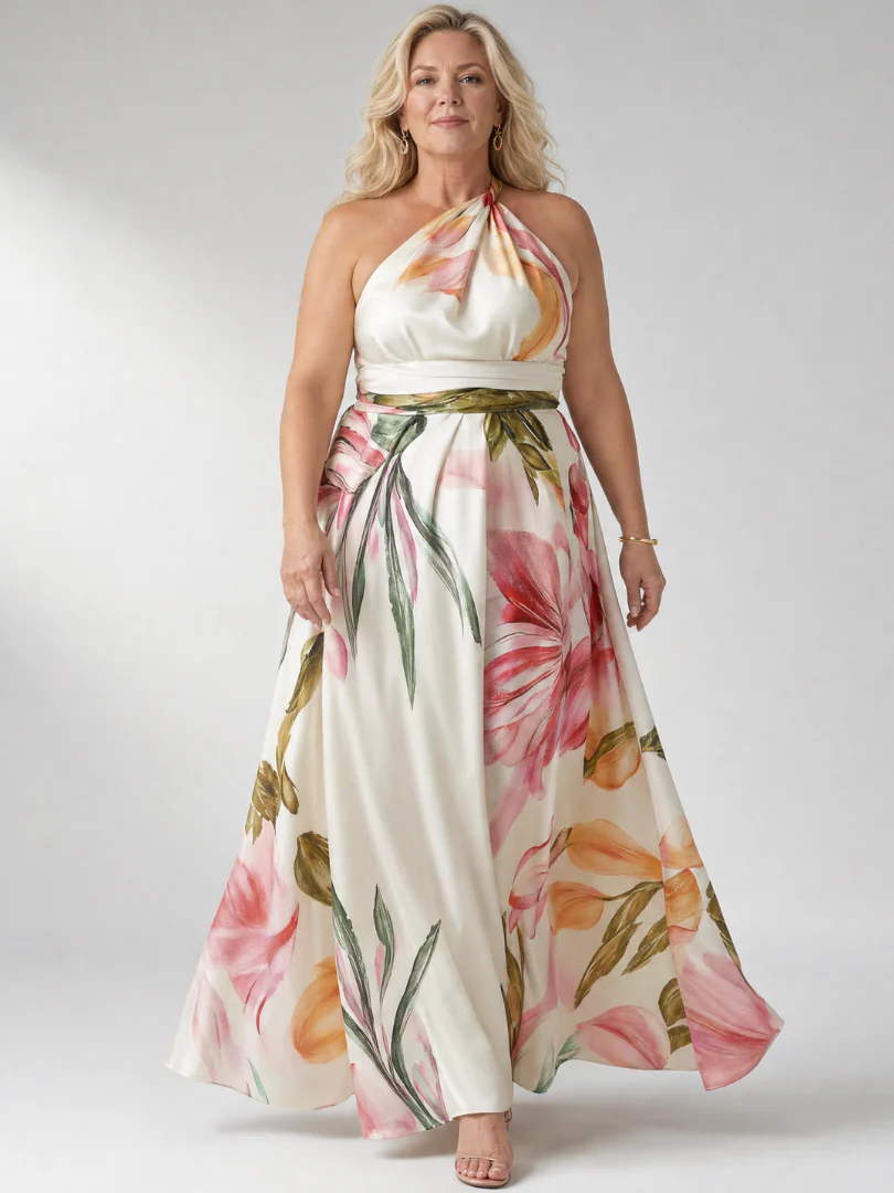Women's Halter Maxi Dress - Image 14