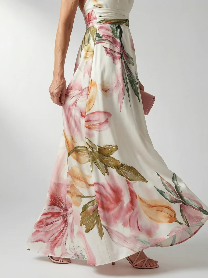 Women's Halter Maxi Dress - Image 3